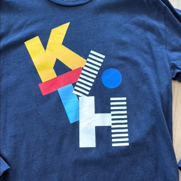 Kith Blue and Yellow Long Sleeve Tee | L - Picture 2 of 7